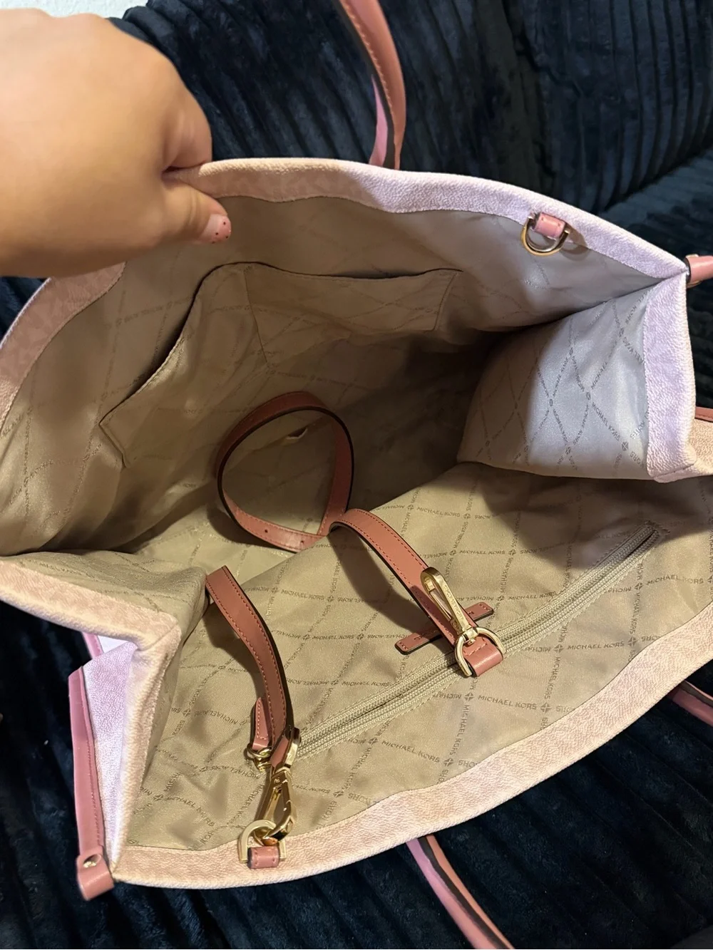 Michael Kors Blush Pink Logo Tote